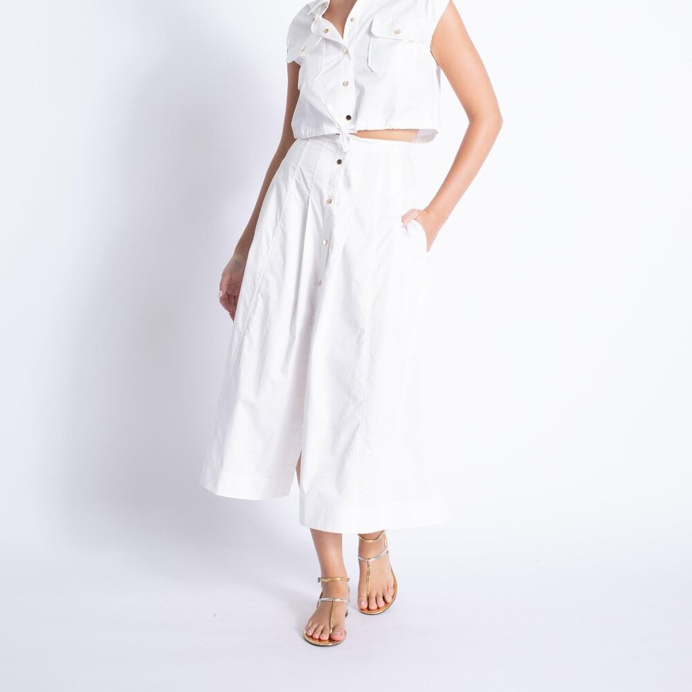 Karina Grimaldi Eden Button Skirt